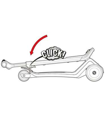 Berg Nexo tõukeratas, punane