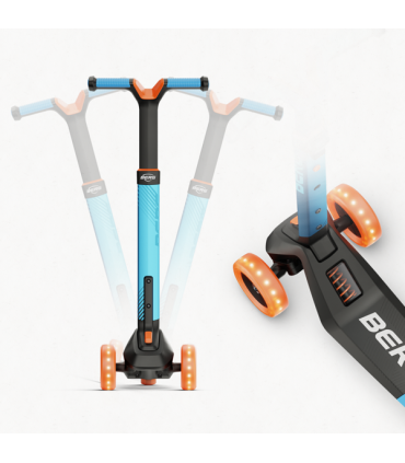 Tõukeratas Nexo sinine led tuled all