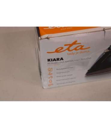 SALE OUT. ETA ETA127690000 Kiara Iron, Ceramic, 2200 W, Water tank 220 ml, Black ETA Iron Kiara ETA127690000 |