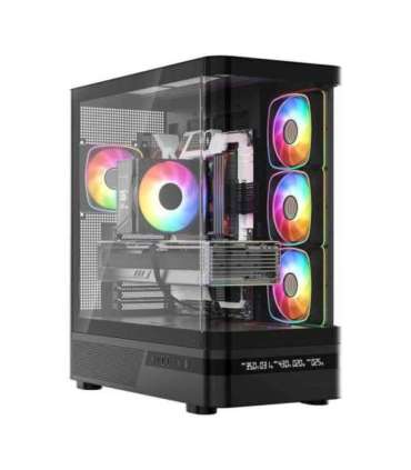 MODECOM PC CASE VOLCANO AQ 200 ARGB MIDI BLACK