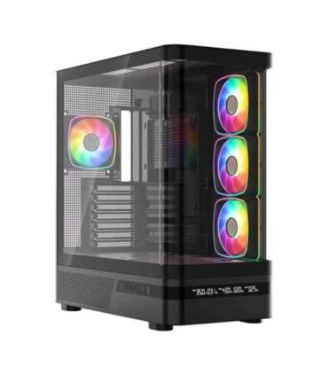 MODECOM PC CASE VOLCANO AQ 200 ARGB MIDI BLACK