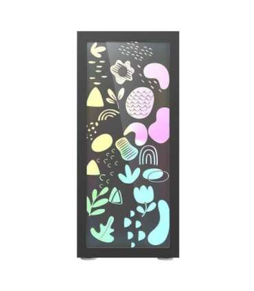 Darkflash DK210 Graffiti computer case (black)