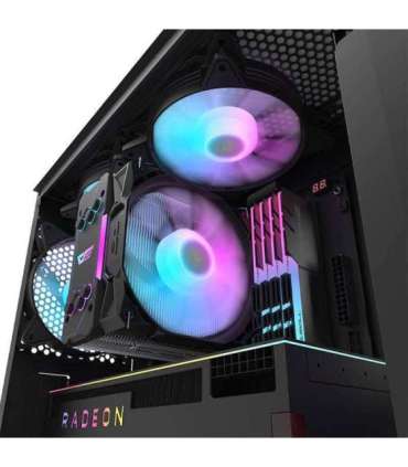 Darkflash DK352 Plus computer case (black) + 4 RGB fans