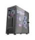 Darkflash DK431 Mesh computer case (black) + 4 ARGB fans
