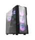 Darkflash DK431 Glass computer case (black) + 4 RGB fans