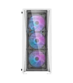 Darkflash DK352 Plus computer case (black and white) + 4 ARGB fans