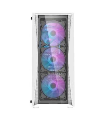 Darkflash DK352 Plus computer case (black and white) + 4 ARGB fans