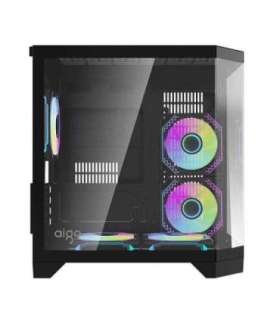 Darflash FT350 computer case + 5 aRGB fans (black)