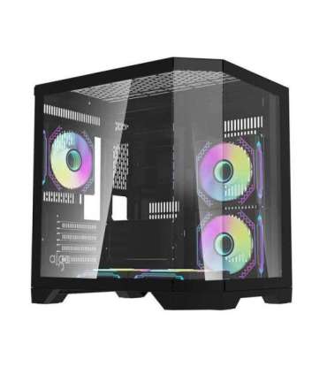 Darflash FT350 computer case + 5 aRGB fans (black)