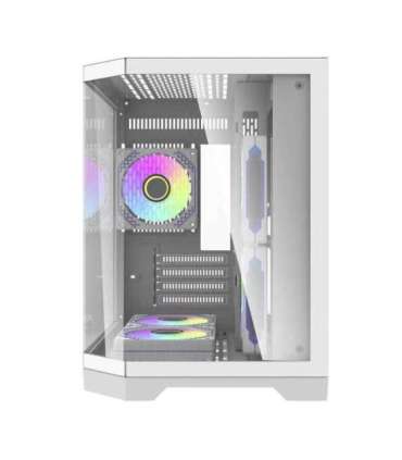 Darflash FT350 computer case + 5 aRGB fans (white)