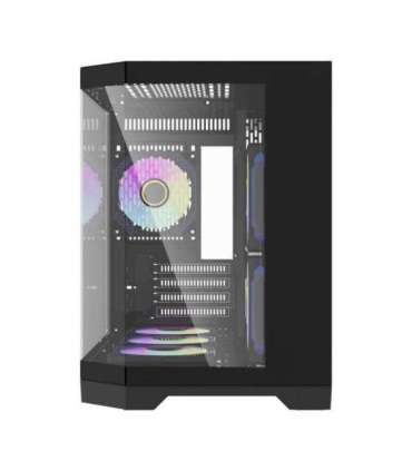 Darflash FT418 computer case + 6 aRGB fans (black)