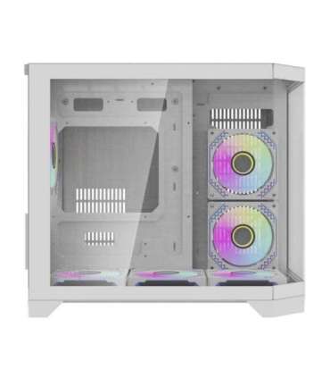 Darflash FT418 computer case + 6 aRGB fans (white)