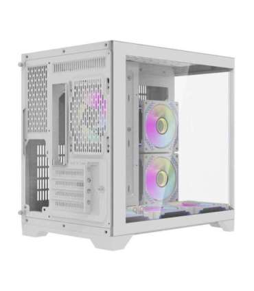 Darflash FT418 computer case + 6 aRGB fans (white)