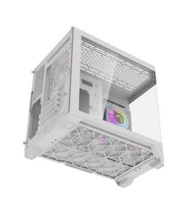 Darflash FT418 computer case + 6 aRGB fans (white)