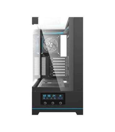 Darkflash DY450 PRO computer case (black) + 1 fan