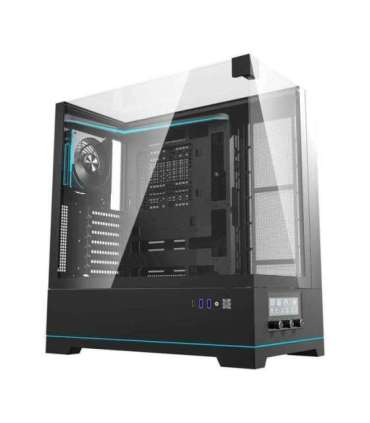 Darkflash DY450 PRO computer case (black) + 1 fan