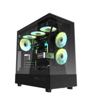 Darkflash DPX90 computer case (black) + 3 fans