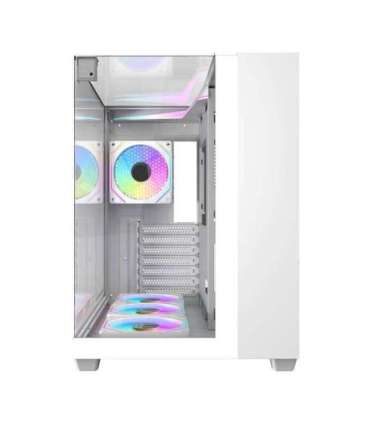 Darkflash TH285 computer case (white) + 4 fans