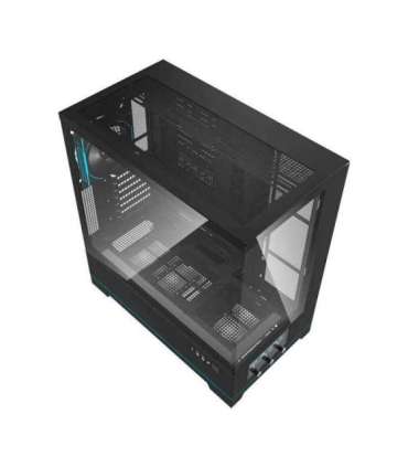 Darkflash DY451 PRO computer case (black) + 1 fan
