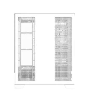 Darkflash DY451L PRO computer case (white) + 1 fan