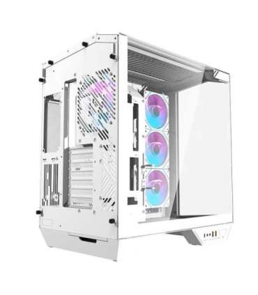 Darkflash DY470 computer case (white) + 4 fans + GPU bracket