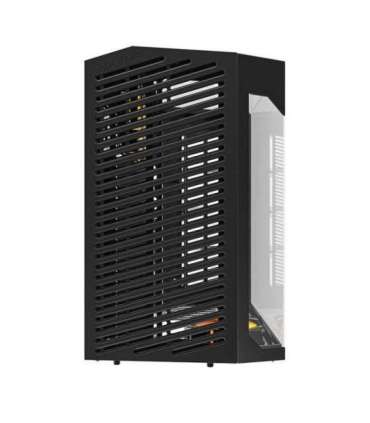 Darkflash DY470 computer case (black) + 4 fans + GPU bracket