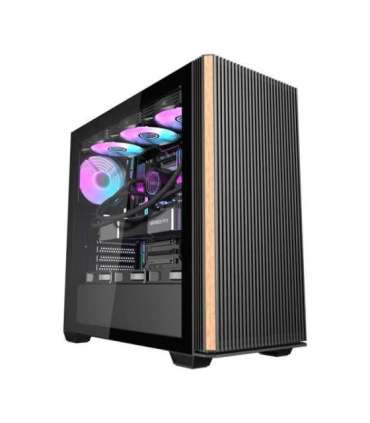 Darkflash DS900WS computer case (black) + 4 fans