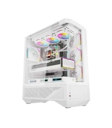 Darkflash DY460 computer case (White) + 4 ARGB fans