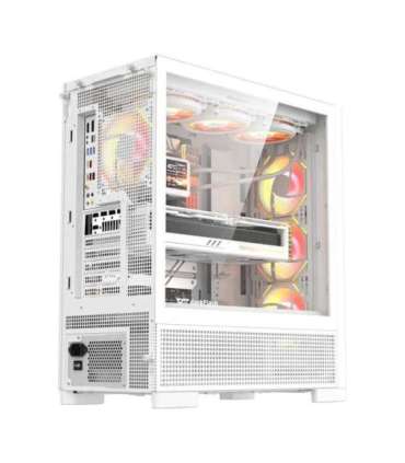 DarkFlash AIRNOVA computer case (white) + 3 fans