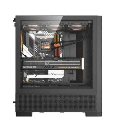 DarkFlash AIRNOVA computer case (black) + 3 fans