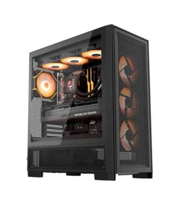DarkFlash AIRNOVA computer case (black) + 3 fans