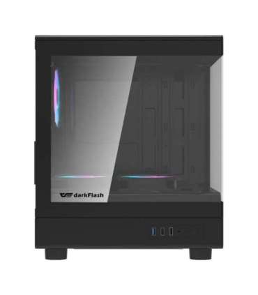 Darkflash DB330M computer case + 3 fans (black)