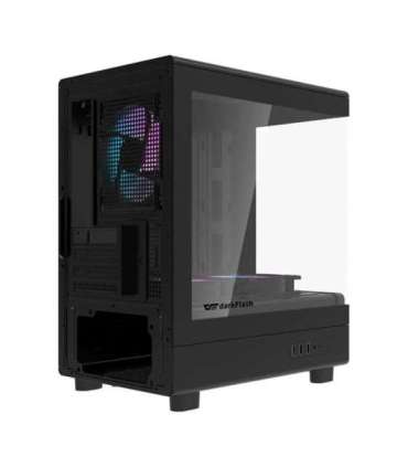 Darkflash DB330M computer case + 3 fans (black)