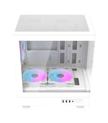 Darkflash DB330M computer case + 3 fans (white)