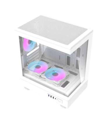 Darkflash DB330M computer case + 3 fans (white)