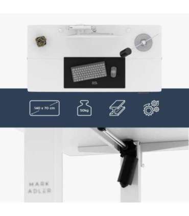 Biurko Leader 7.3 White