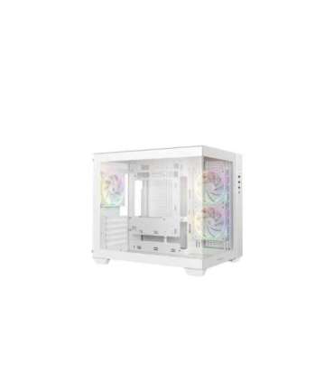 Deepcool Case CG330 3F WH White Micro ATX Power supply included No