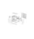 Deepcool Case CG330 3F WH White Micro ATX Power supply included No