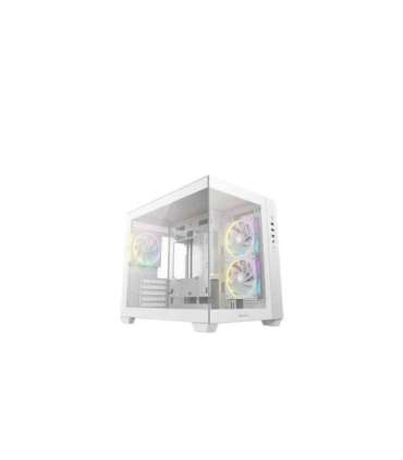 Deepcool Case CG330 3F WH White Micro ATX Power supply included No