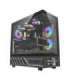 DarkFlash DS950V computer case with display (black) + 6 fans