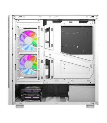 DarkFlash DS950V computer case with display (white) + 6 fans