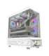 DarkFlash DS950V computer case with display (white) + 6 fans