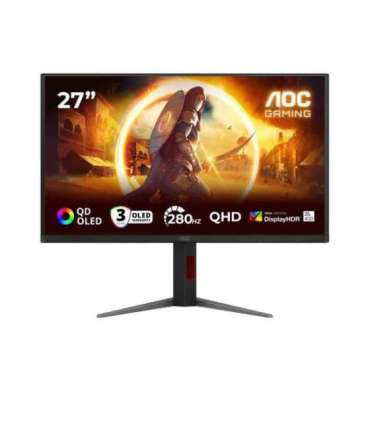 AOC G4 Q27G4ZD computer monitor 68.6 cm (27") 2560 x 1440 pixels Quad HD QD-OLED Black, Red
