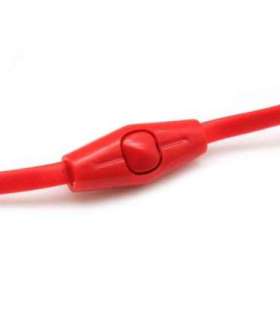 Sbox Stereo Earphones With Microphone EP-038 Red