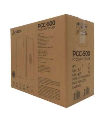 Sbox PCC-500 White ATX