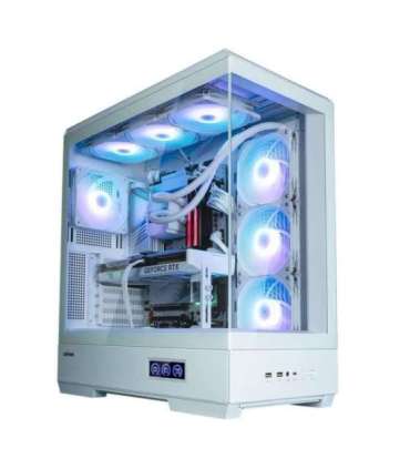 Zalman P50 DS  White, ARGB Fan x4