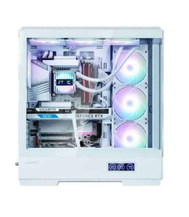 Zalman P50 DS  White, ARGB Fan x4