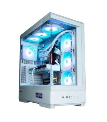 Zalman P50 DS  White, ARGB Fan x4