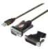 UNITEK Y-105A serial cable Black 1.5 m USB Type-A DB-9
