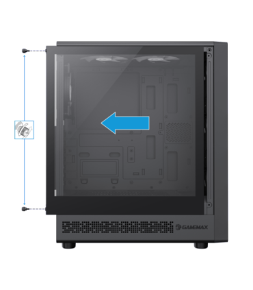 Gamemax Case STORM 2 AB ATX